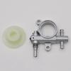A77T-20Set 2500/3800 Chainsaw Spare Parts Chainsaw Oil Pump With Worm Drive Gear Fit For Chain Saw 25CC/38CC