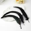 Pack Of 100 Natural Black Feather Natural Gooses Feather For Craft Wedding Decoration Hat Earrings Jewelery Making
