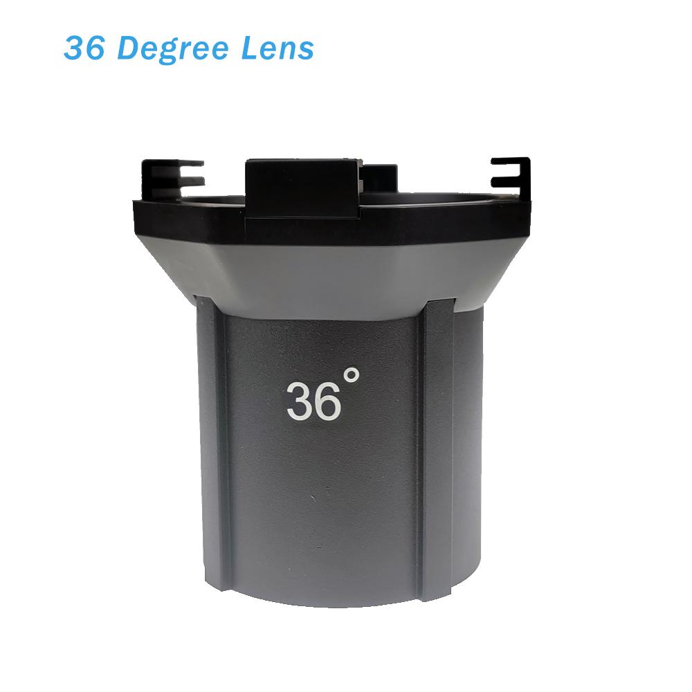 Focalize Conical Snoot Bowens Mount Photography Photo Condenser with Built-in Geometric Sheet Shapes Gobo Filter Gels 36 Degree Lens