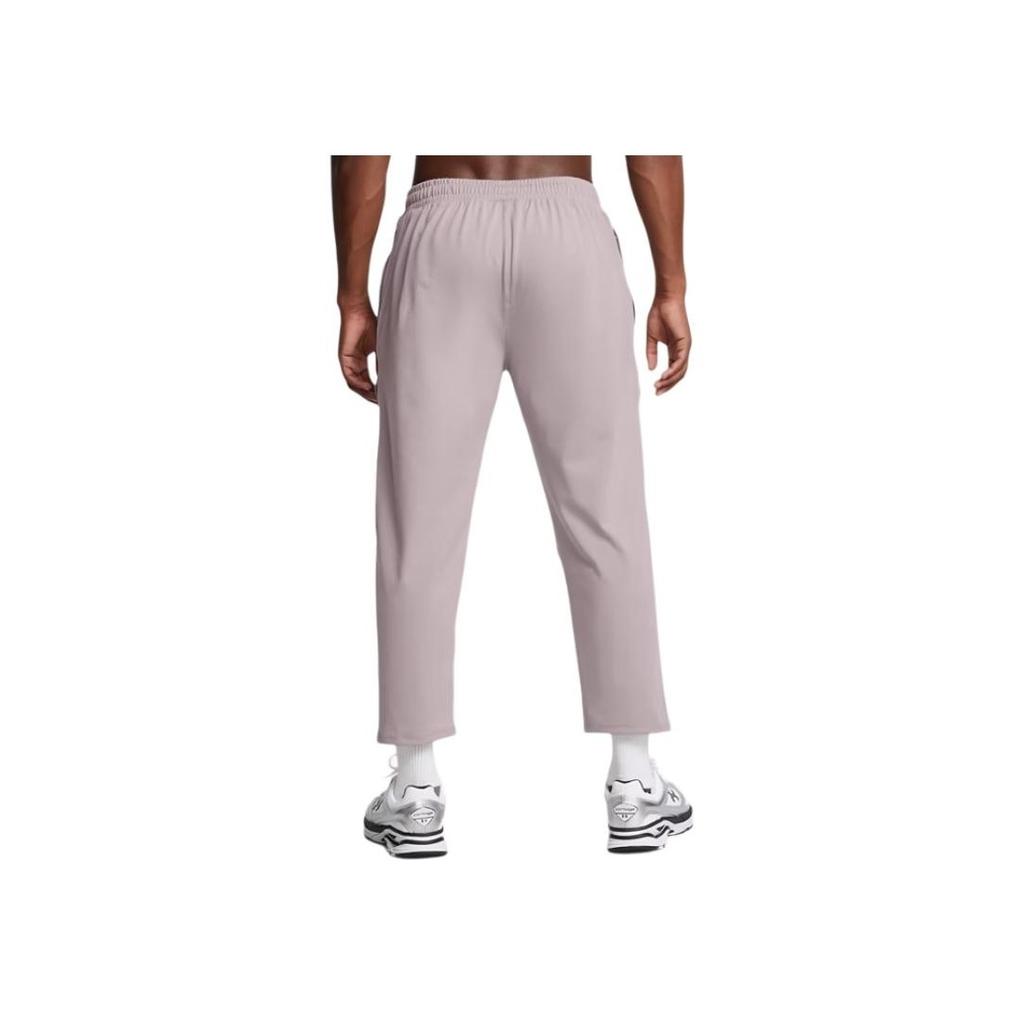 Under Armour Meridian Solid Quick-Dry Mid-Rise Straight-Leg Casual Pants Men Bottoms Lithe-Gray 1386979-015