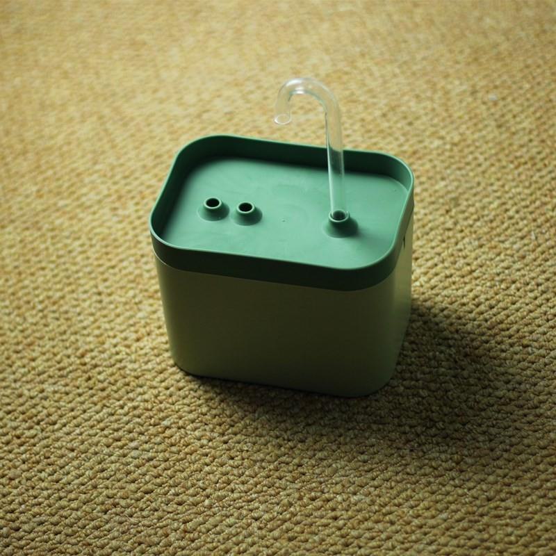 

Автоматический бесшумный фонтанчик для воды для домашних животных для кошек и собак Crystal Elbow, with anti-dry burning function