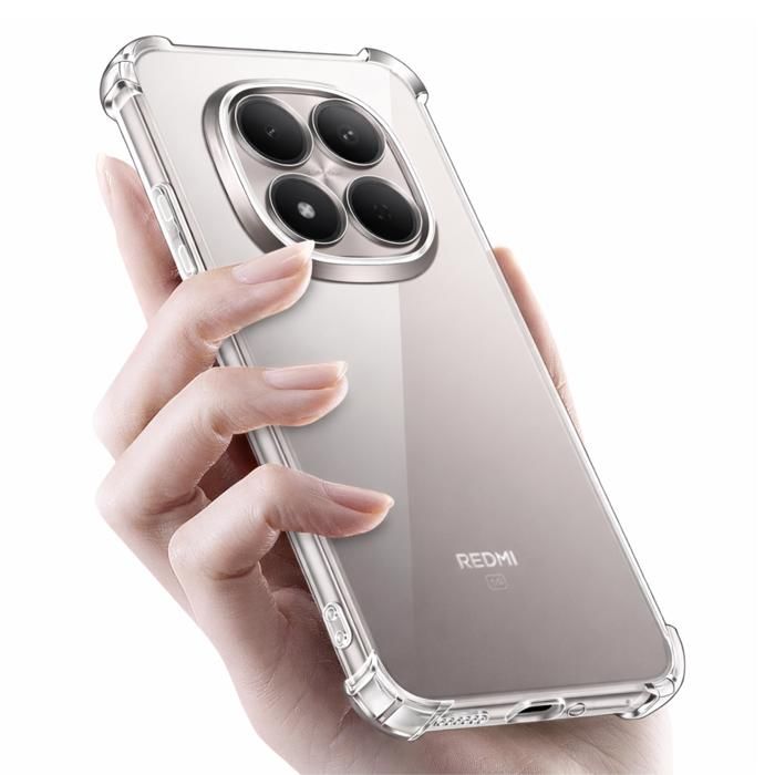 Coque pour Xiaomi Redmi Note 15 PRO 5G - Antichoc Protection TPU Souple Transparent Phonillico®