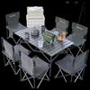 Waterman Outdoor Folding Camping & Balcony Table and Chairs Set