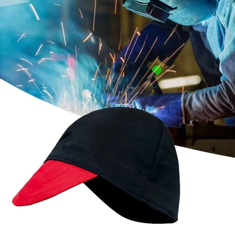 Sweat Absorption Welding Hat Breathable Work Cap Protective Welding Cap Hat Labor InsurancItem