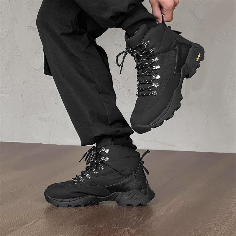 Autumn medium help heavy duty tactical boots hiking casual hiking shoes riding outdoor non-slip wear-resistant combat boots