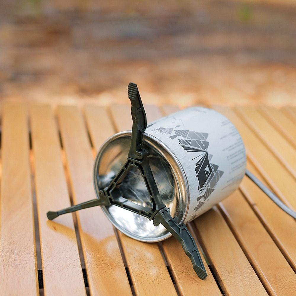 Stand Base Gas Holder Tank Base Foldable Canister Tripod Stove Canister Stand Gas Tank Bracket