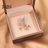Rhinestone Horse Lapel Pin Flying Brooch, Hollow Winged for Men Elegant Jewelry Women, Decorative Badge Clothes Bag Hat Scarf Suits Animal Alloy