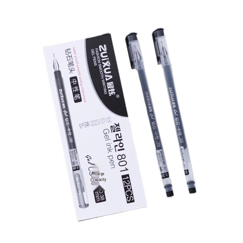 High-Capacity 0.38mm Needle Point Pen - Ideal for Office, Business, or Student Use