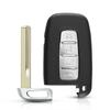 KEYYOU 3/4 Buttons Remote Key Shell For Kia Forte Soul Rio Borrego Sorento Optima Hyundai I30 IX35 Sonata Genesis Equus Veloster