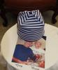 FIELDMANUAL Striped Fleece Beanie Navy