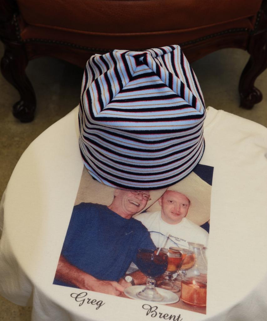 FIELDMANUAL Striped Fleece Beanie Navy