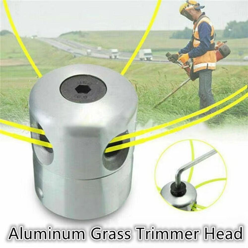 Cylindrical Shape Grass Trimmer Head Aluminum Strimmer Tools Lawn Mower Accessory  Garden