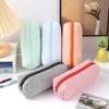 Stripe Pattern Pen Pouch Large Capacity Makeup Pouch New Pen Bag  School Supplies