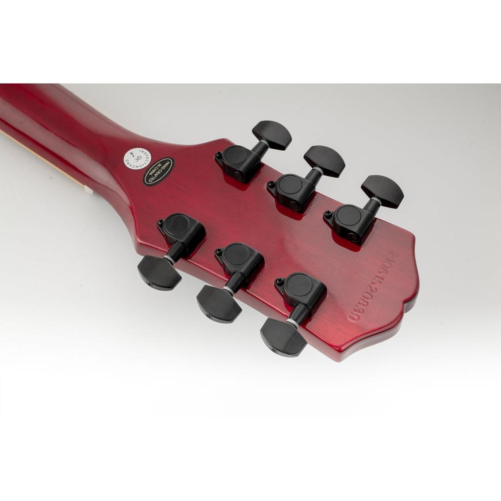 Musiclily Pro 3x3 Guitar Big Button Black Epi-Style Tuners,