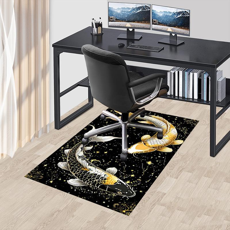 1 STuks Koi Vis Constellatie Extra Groot Antislip Vloerkleed, Kantoor, Familie, Studio   Groot Vloerkleed Binnenvloerkleden, Gedurfd Statement Stuk