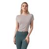 New Women's Loose-Fit Yoga and Running Short-Sleeve Fitness Tops with Back Slit
