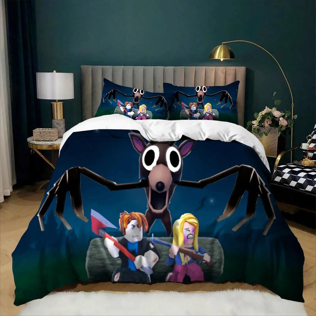 Fashion 99 nights in the forest Bedding Set Duvet Cover Set Single Double King Size Game Bed Boys Teens Bedroom Decor Gift