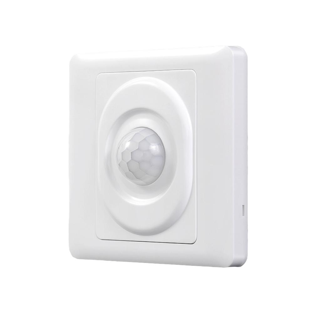 AC 220V LED PIR Motion Sensor Light Switch with 86-Type Infrared Human Body Detection, Auto On/Off, Smart Switch for Hallways 220v