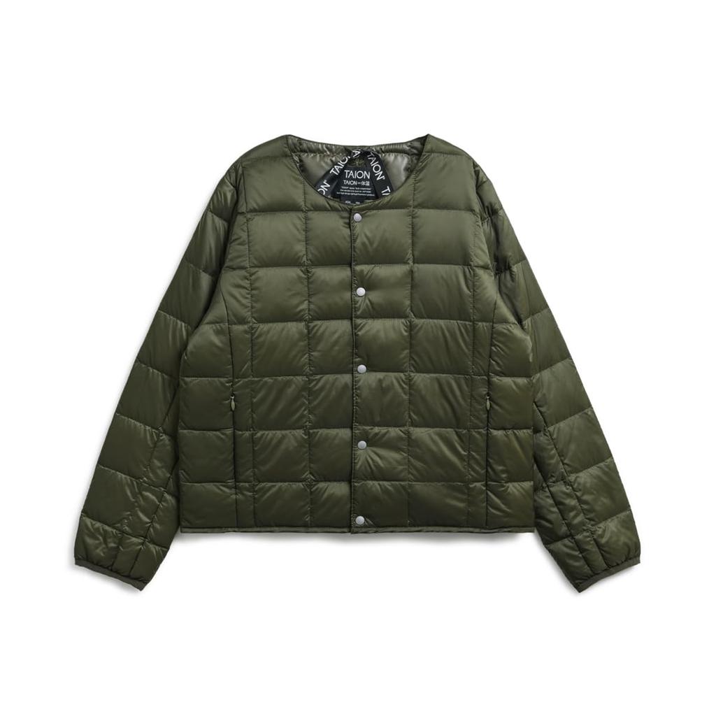 TAION Crew Neck Button Down Jacket Kids' (TAION-K104)