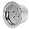With Spoon Brush Refillable Coffee Filter 304 Stainless Steel Coffee Capsule Cup  Cafe Use