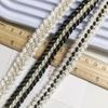 Nastro Larga 1,2 cm Stile Francese Intrecciato con Filo d'Oro per Decorazione Fai-da-Te di Abbigliamento e Giacche
