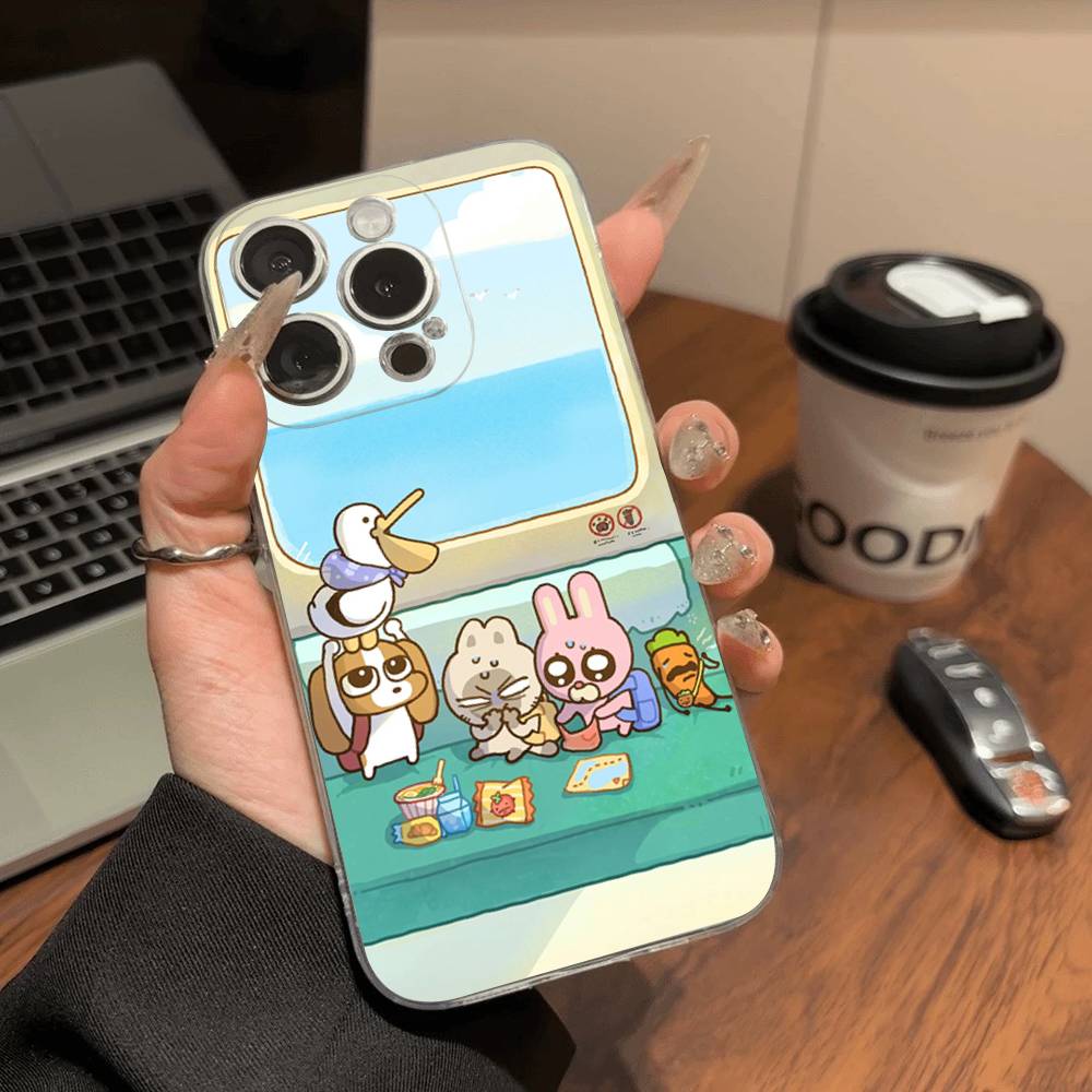 

Anime SiamLIPu Phone Case For iPhone 17 16 15 14 13 11 12 Pro Max 16 Plus Transparent iPhone 16pro max