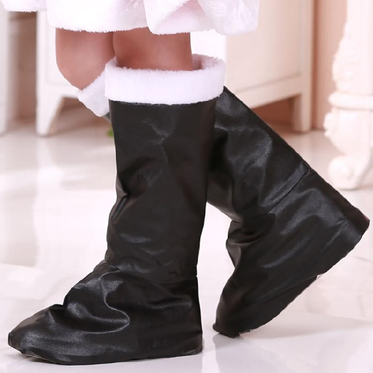 Santa Boots Christmas Footwear for Kids Adults Christmas Carnival Party Cosplay