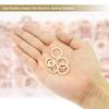 Copper Washer for Oil Sump Plug M5 M6 M8 M10 M12 M14 Sealing Solid Washer Flat Seal Gasket Ring Gasket Flat Seal Ring Fitting Oil Drain Plugs 3