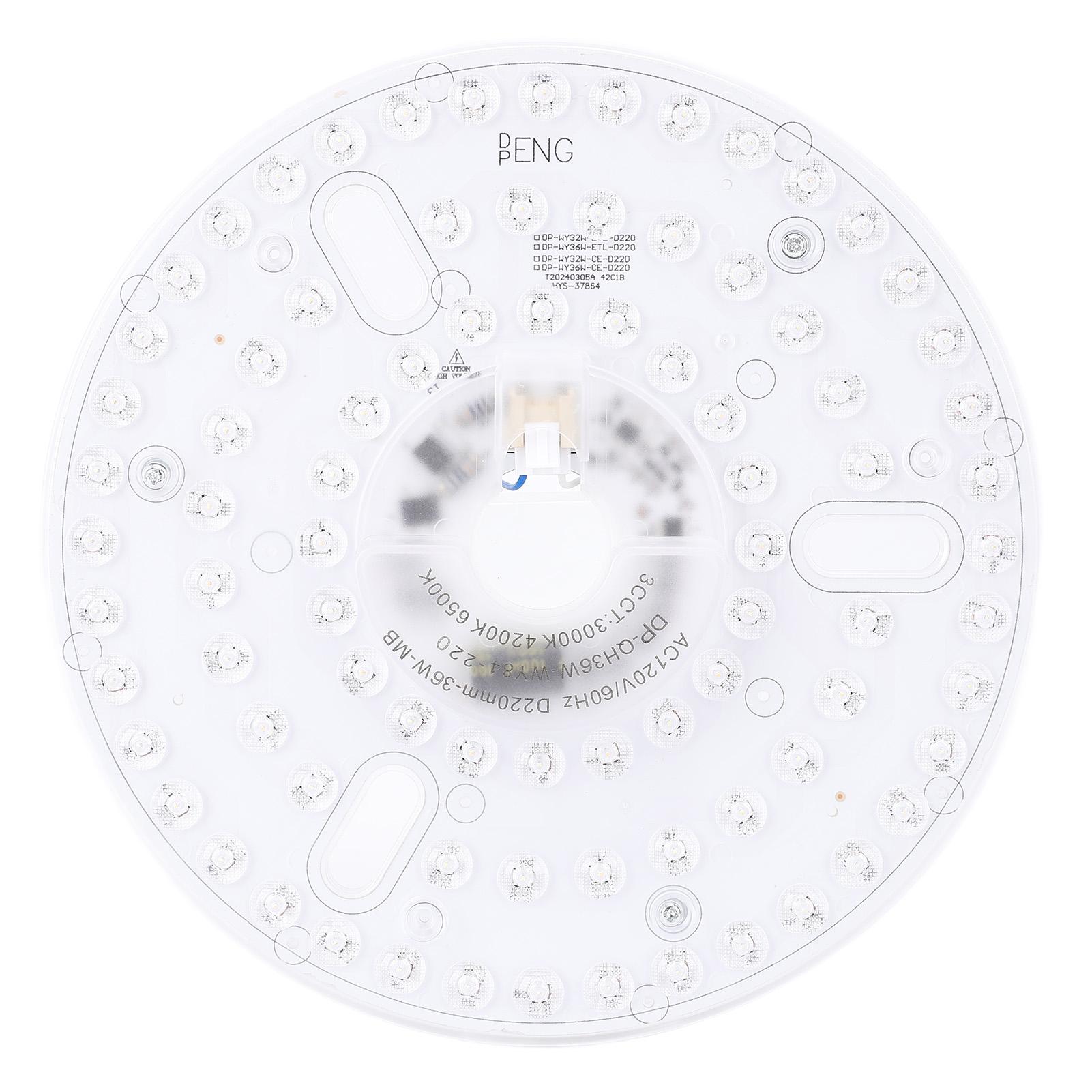 

8,66 дюйма 36 Вт Светодиодный световой модуль Модернизация Магнитный Светодиодный светильник для потолочного вентилятора Замена 3CCT 3000K 4200K