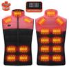 Unisex Heated Vest with Multi-Zone Warmth and Dual Control - Suitable for Autumn and Winter