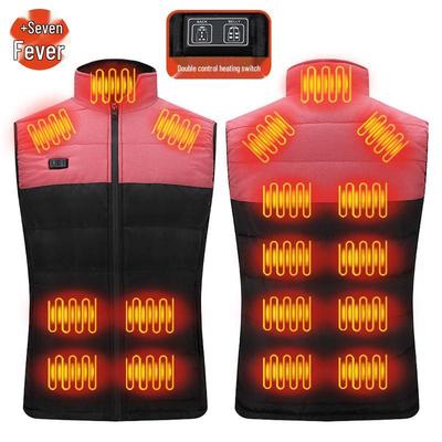 Unisex Heated Vest with Multi-Zone Warmth and Dual Control - Suitable for Autumn and Winter