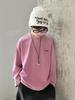 Children's Autumn 2025 Korean-Style Long-Sleeve Letter Pullover for Boys & Girls