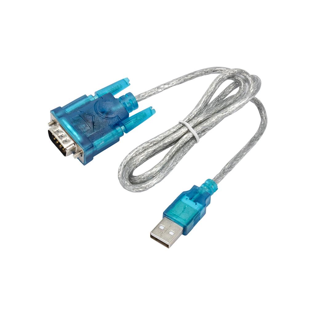 Kabel D-Sub 9 pin - USB A Akyga AK-CO-02 Adapter port szeregowy wtyk RS-232 1m