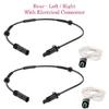 2x ABS Wheel Speed Sensor & Connector Rear L/R Fits BMW X1 2016- X2 208-