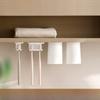 Toothbrush Rack, Brushing Cup, Washstand, Inverted Draining Storage Rack, Wall-mounted Magnetic Mouthwash Cup