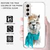 Cute, Naughty, Cool Alpaca Phone Case For Samsung S25+ Edge Galaxy S24 FE S23 Ultra Capa Shell S22+ S21 Plus S20 FE Cover Silico