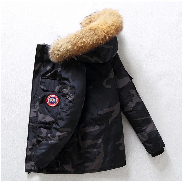 Neue Arbeitskleidung Paar Jacke Daunenjacke Männer und Frauen Kurze Paar Winter Schnee Fluch Verdickte Daunenjacke