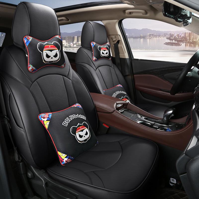 Buick Encore All-Season Leather Car Seat Cover with Original Texture, Full Surround, Custom Fit