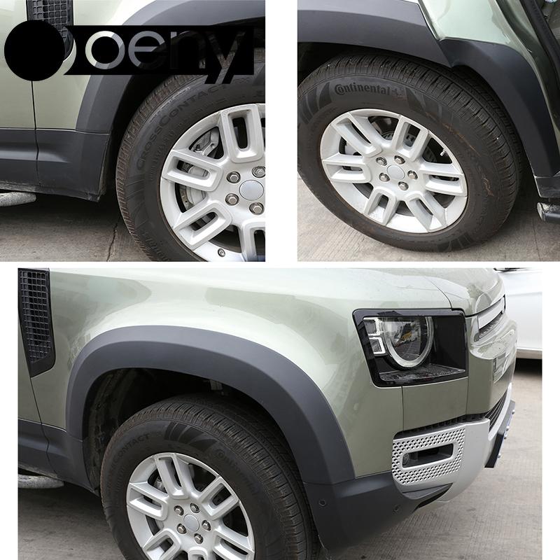 car For Land Rover Defender 90 110 20-24 Car Car Fender Flares Arch Wheel Eyebrow Auto Mudguard Lip Body Kit Eyebrow Protector C BQ7