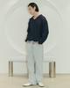 SALON DE SEOUL Unisex Textured Collar Knit - Navy