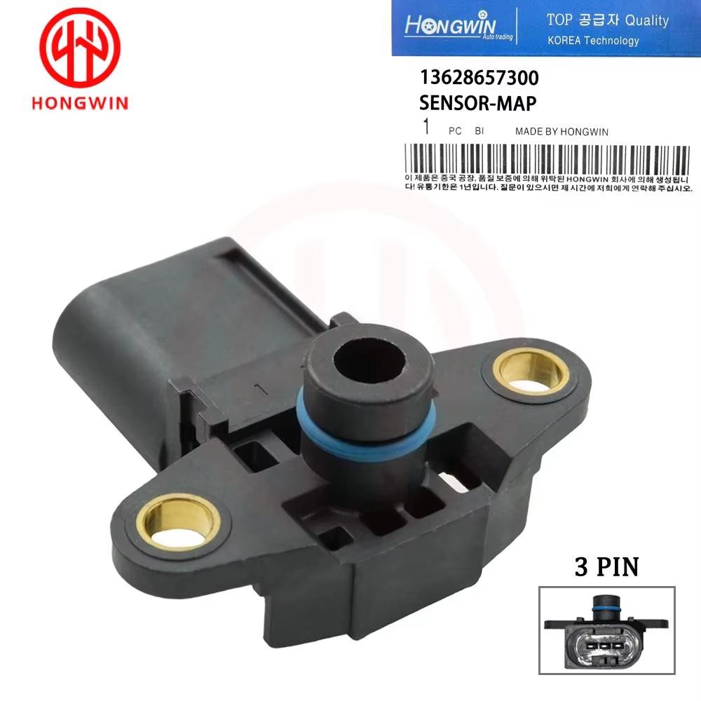 13627542623 HONGWIN Manifold Absolute Pressure MAP Sensor 13628657300 For BMW 525i 528i 530i 650i 750Li 325xi 128i 2.4 3.0 4.4L