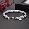 New 925 Silver Original Dragon Head Chain Bracelets for Men's Fashion Jewelry Party Wedding Accessories Holidays Gifts