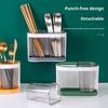 Utensil Holder Cutlery Drainer Kitchen Tableware Storage Bucket Plastic Chopstick Spoon Storage Rack Detachable Kitchen Tools