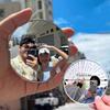 Miroir Rond Mini 7,5 cm / 9,5 cm Miroirs Selfie de Voyage Miroir Sphérique Convexe Grand Angle Portable pour IPhone Samsung Vlogging