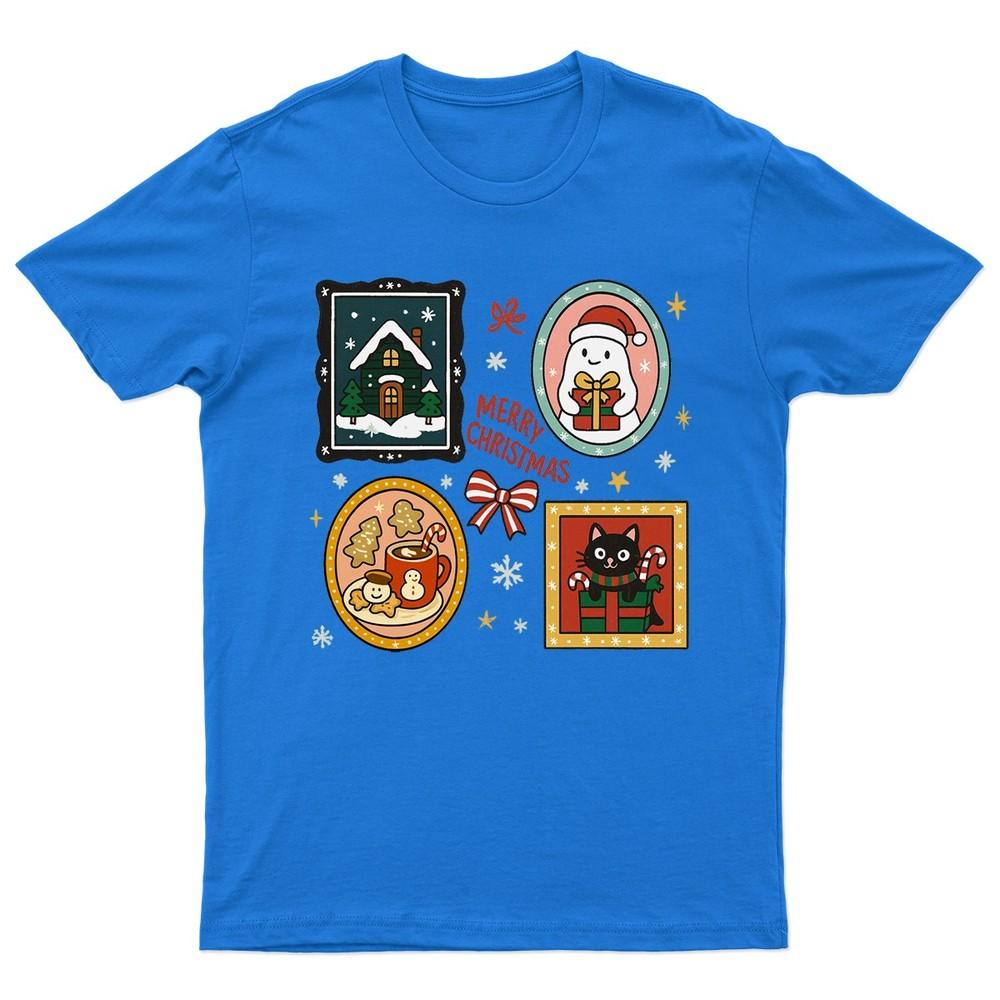 Merry Christmas Holiday Santa TShirt Unisex Gift Retro Seasonal Funny Xmas