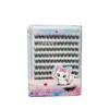 100-120 Cluster Self-Adhesive False Eyelashes,perfect for Women makeup,pre-bonded,14mm,C+ Curl,Long-lasting,waterproof,windproof