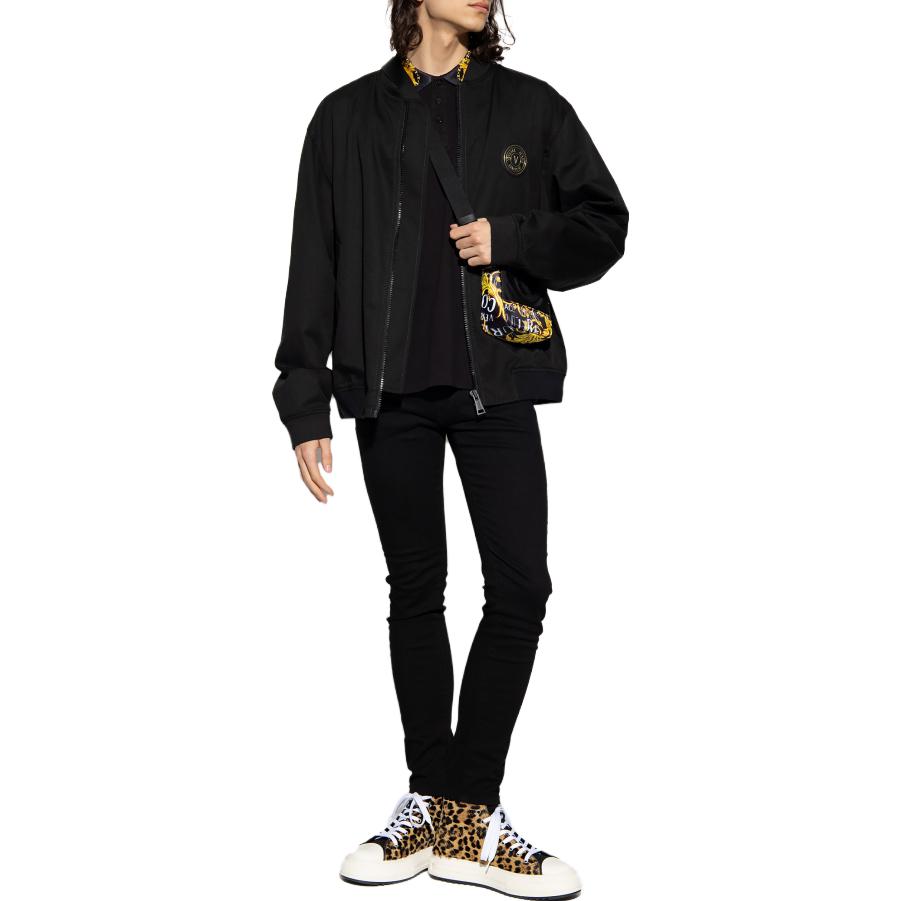 Versace Jeans Couture Koszula polo w wzór barokowy 75GAGT05-CJ01T-899