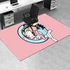 Office Rug Hello Kitty, Friends Anti-Slip Rug, Machine Washable for Living Room, Bedroom, Office, Multiple Sizes, Bedroom Mat, Decorative Mat, Durable