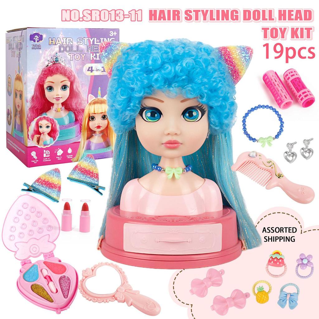 Cross-Border Hair Styling Doll - Comb & Style Hair Playset for Girls