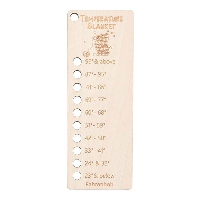 Practical Temperature Blanket Practical Blanket Planner Reusable Color Cards